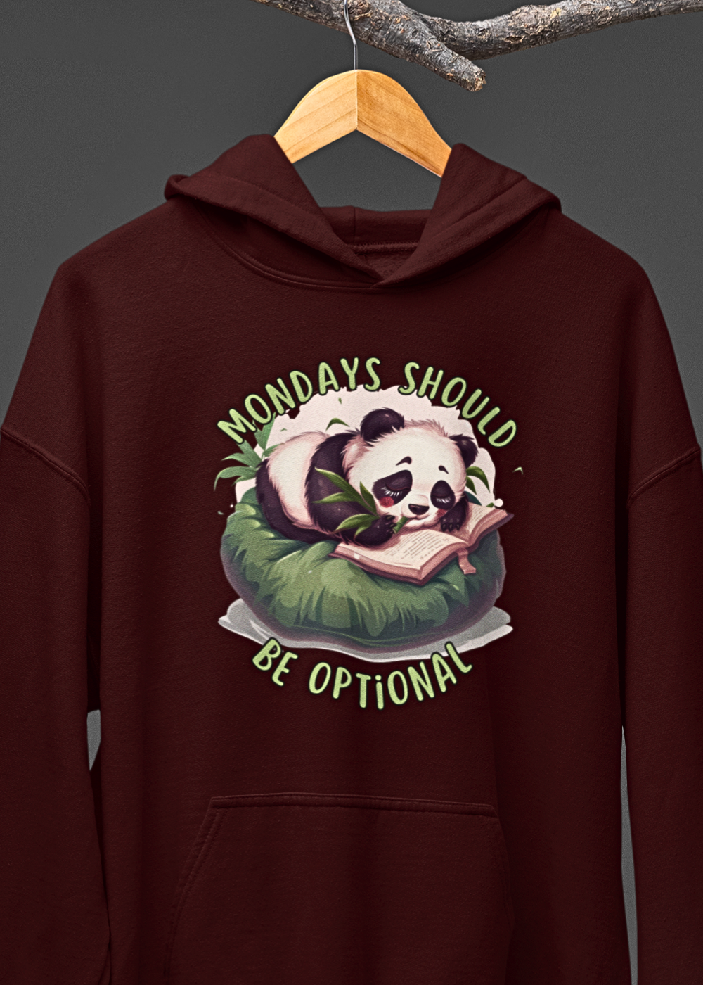 Cozy Cuddle Buddy Hoodie: Monday Mood Optional!