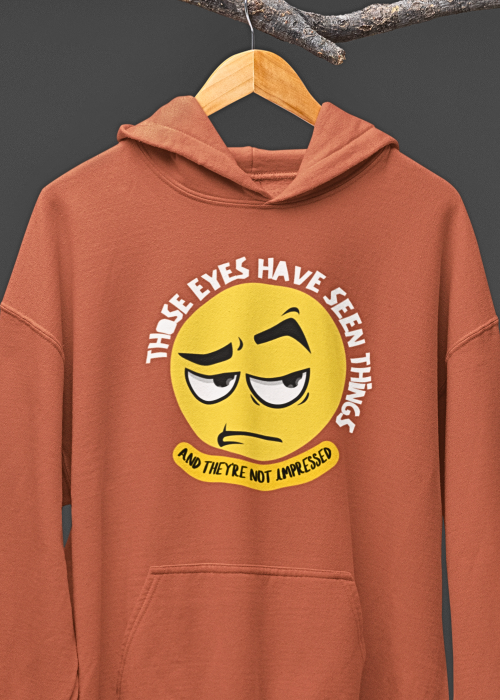 Eyes of Experience : Graphic Hoodie