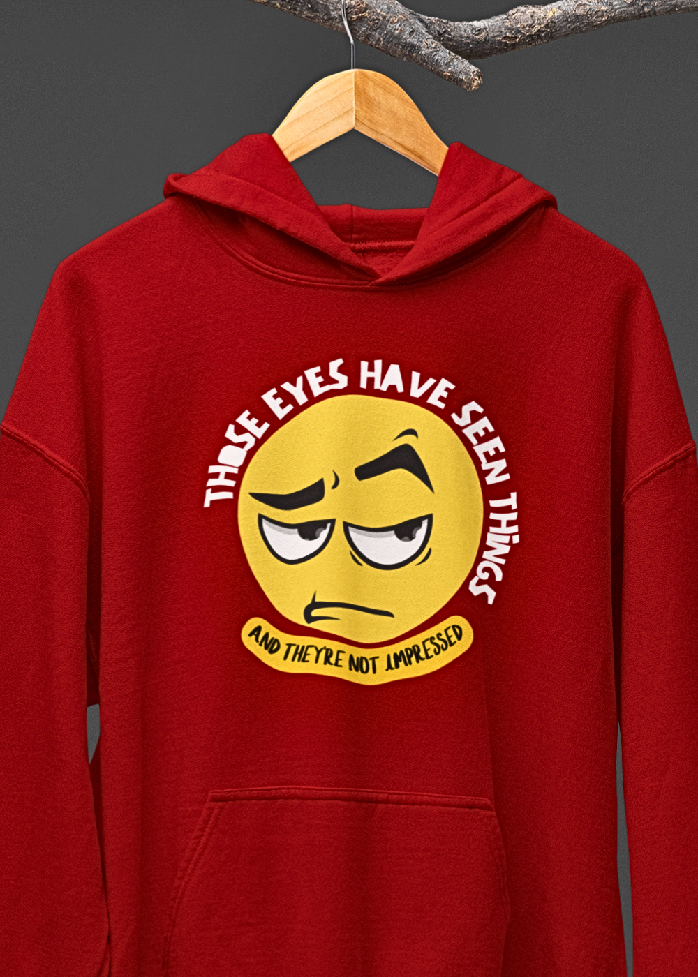 Eyes of Experience : Graphic Hoodie