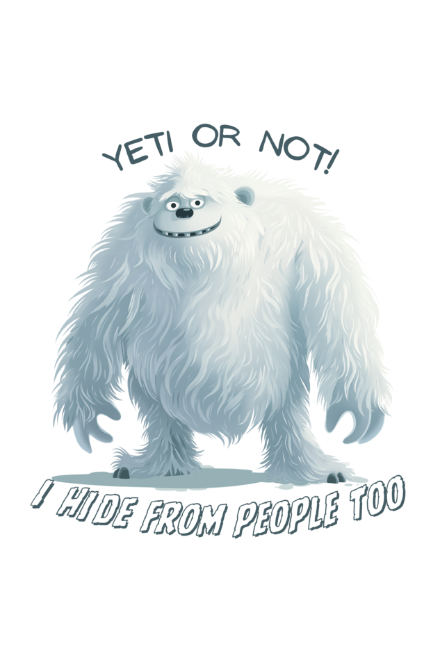 Yeti Hide and Seek T-shirt: Embrace Your Inner Recluse with Style!