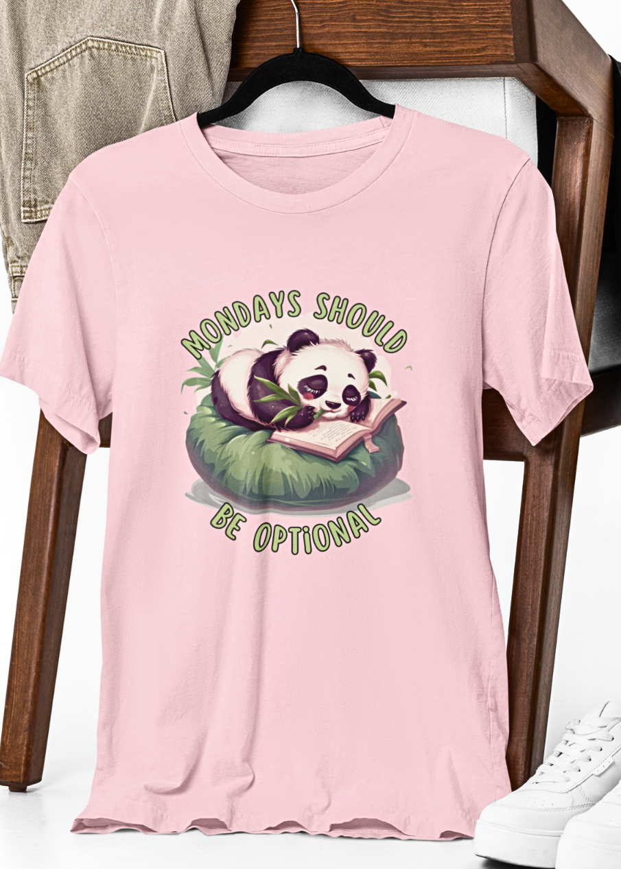 Playful Panda Tee: Monday? More Like Fun-day!