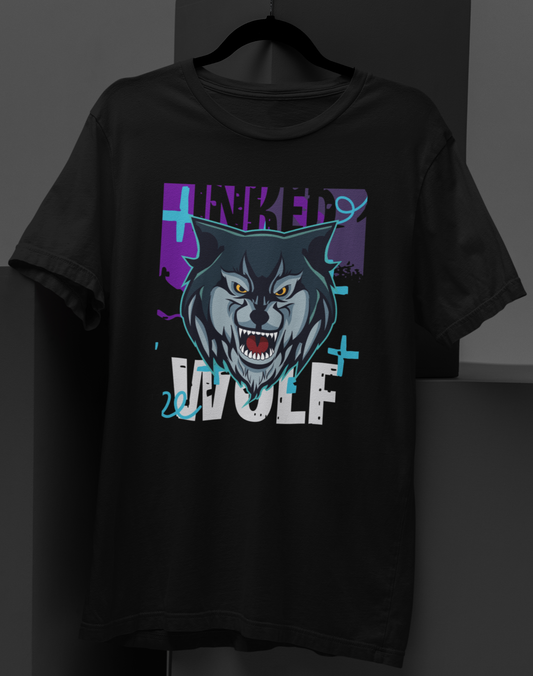 Artistic Wolf Men's T-Shirt by Inkedwolf