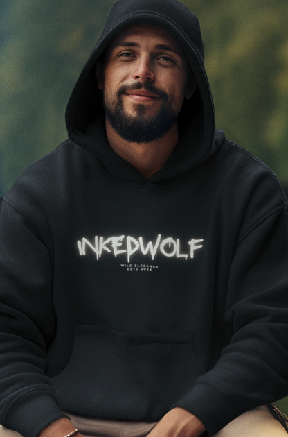 InkedWolf Glow Effect Men's Hoodie