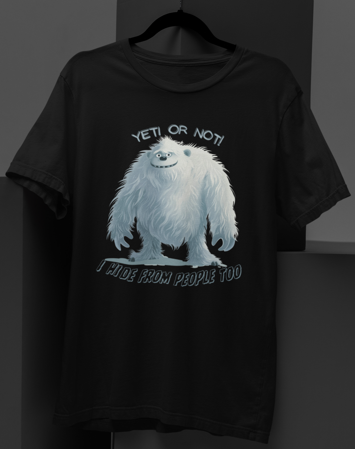 Yeti Hide and Seek T-shirt: Embrace Your Inner Recluse with Style!