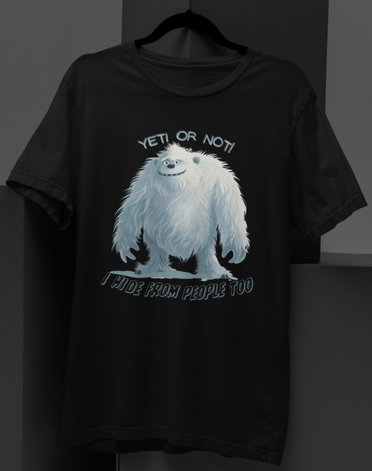 Yeti Hide and Seek T-shirt: Embrace Your Inner Recluse with Style!