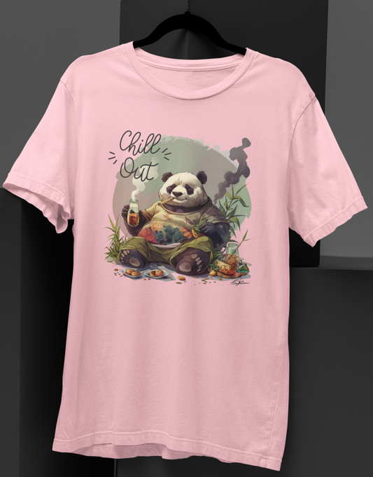 Laid-Back Panda: Relaxation T-shirt