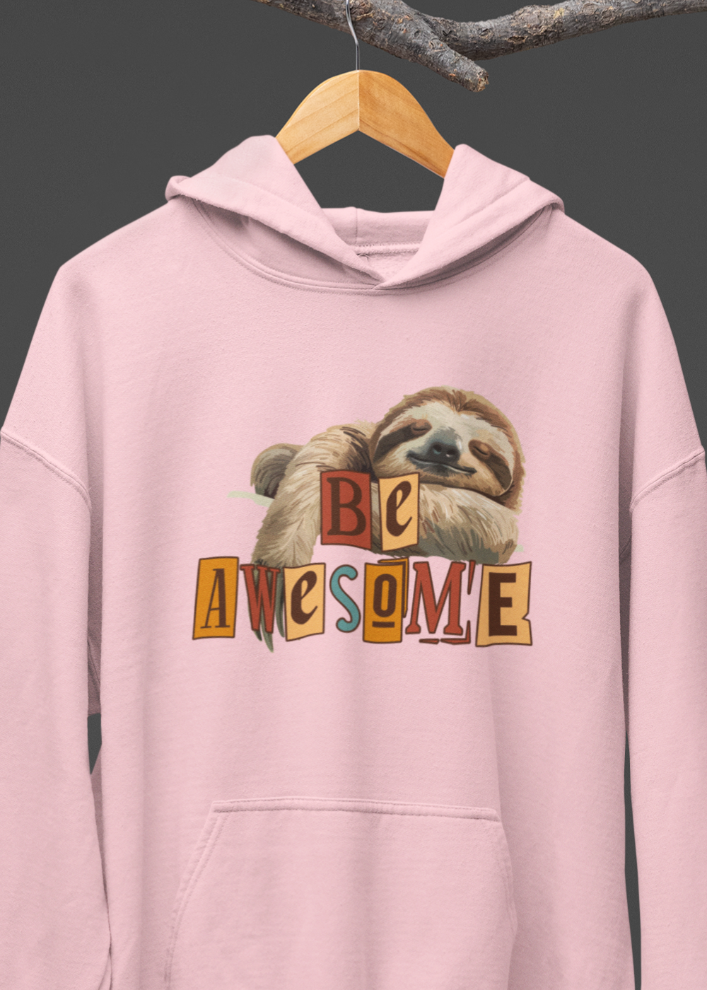 Cozy Sloth Vibes Hoodie