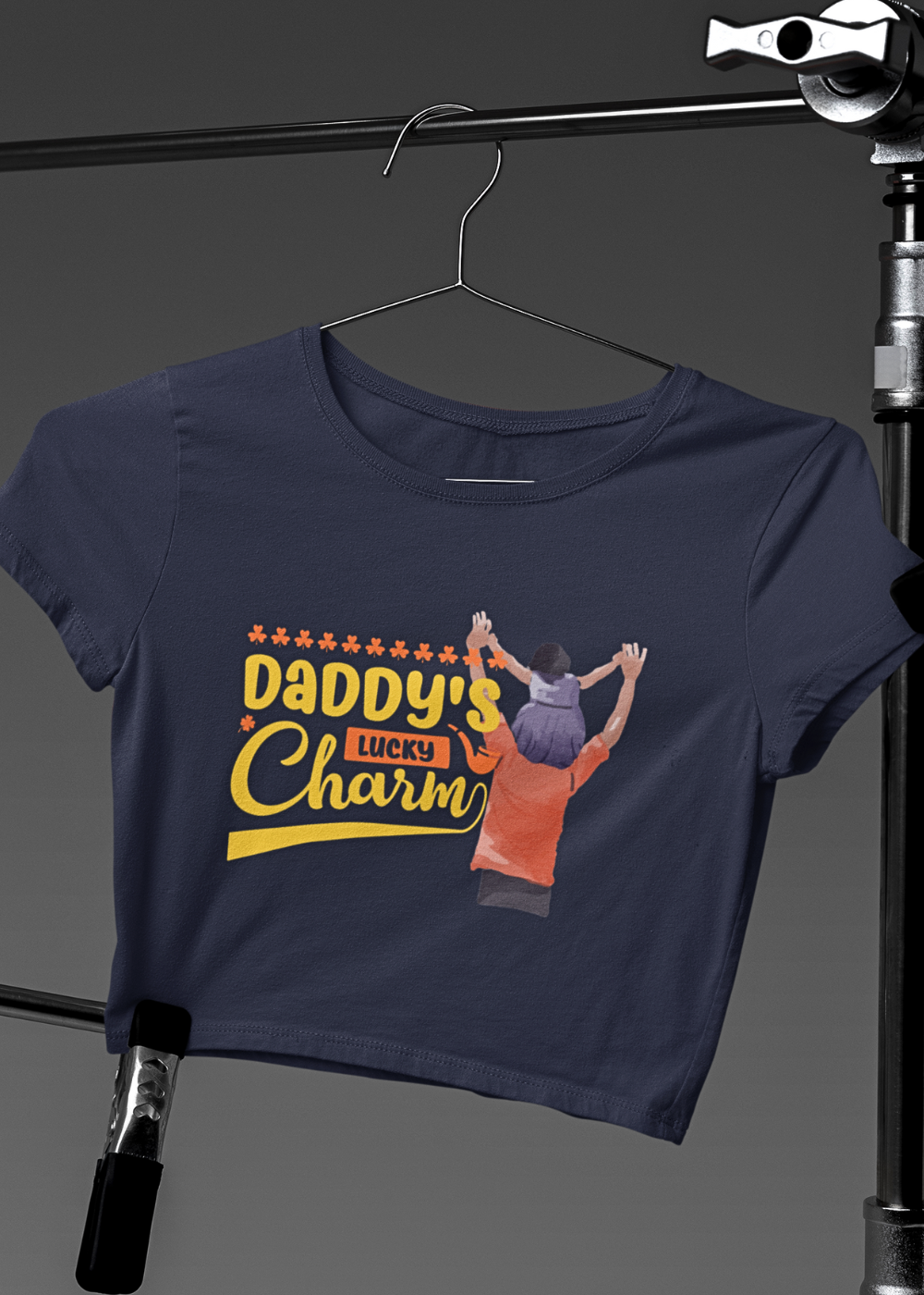 Father's Fortune : Women's Graphic Crop Tee