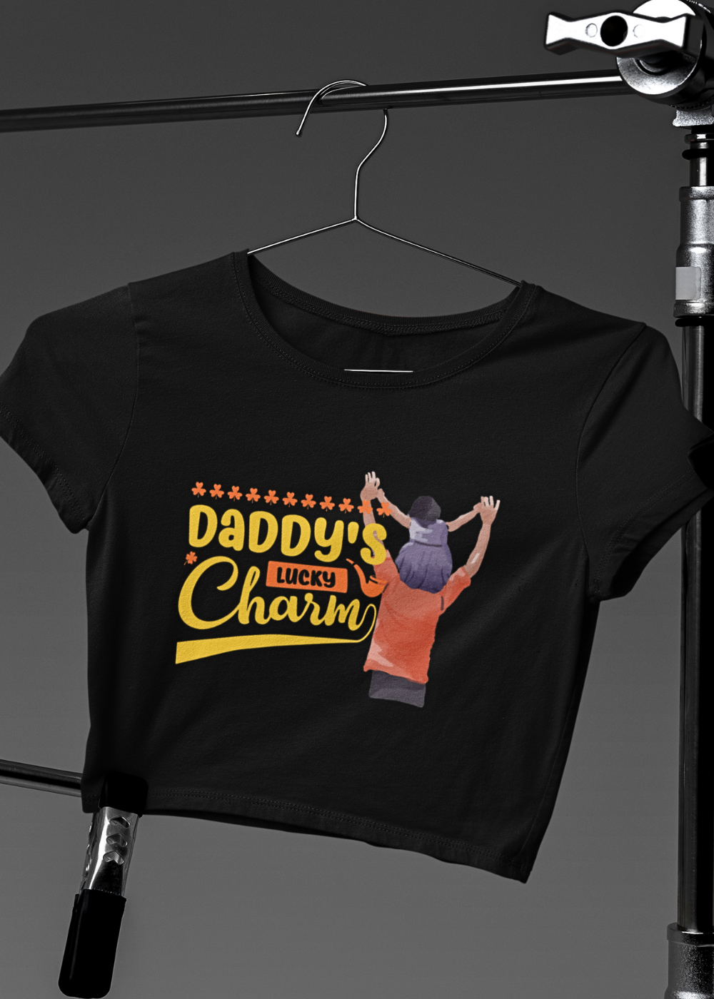 Father's Fortune : Women's Graphic Crop Tee