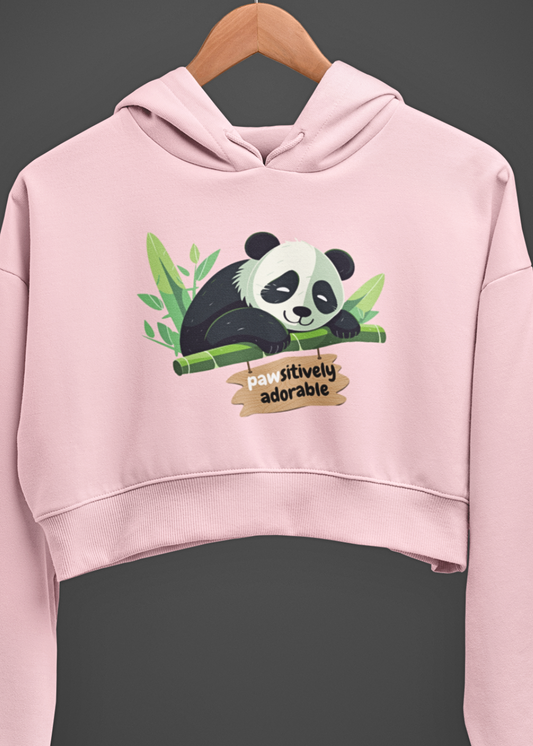 Adorable Paws Crop Hoodie