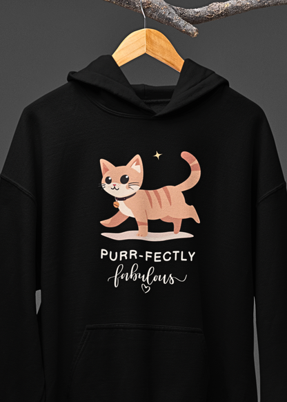 Chic Cat : Graphic  Hoodie