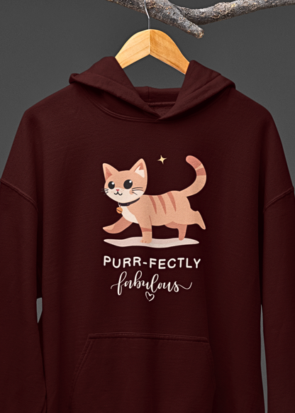 Chic Cat : Graphic  Hoodie