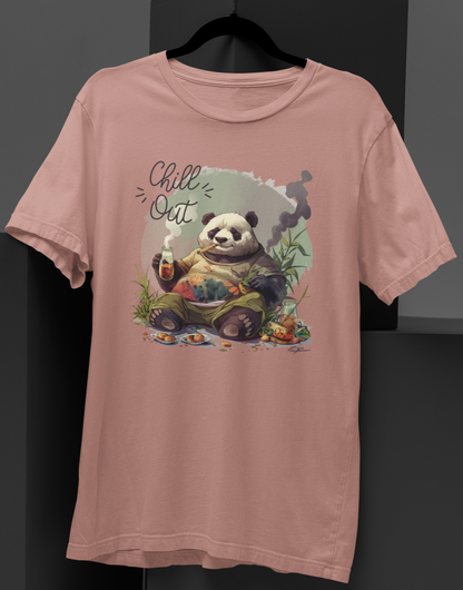 Laid-Back Panda: Relaxation T-shirt