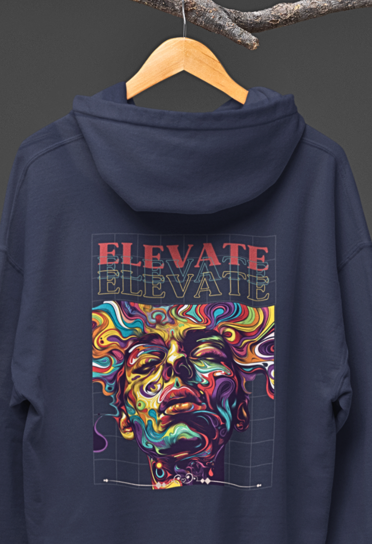 Elevate: Psychedelic Vision Graphic Hoodie