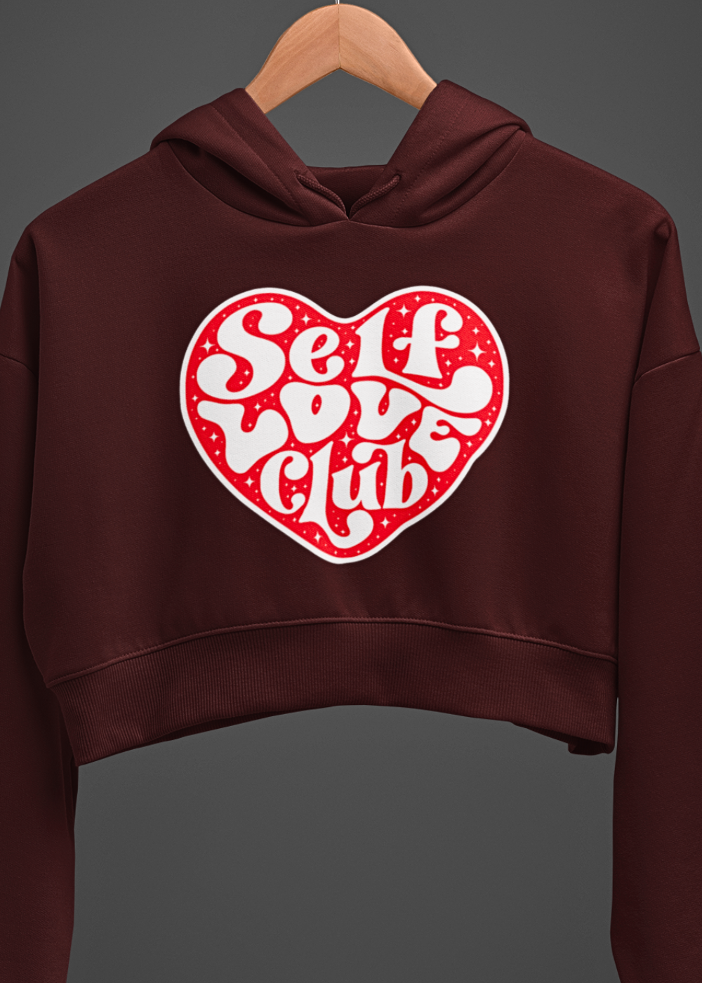 Confidence Club Crop Hoodie