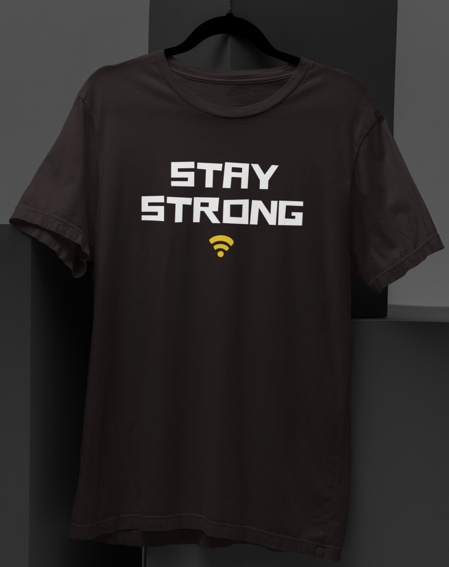 Signal Strength: Stay Strong WiFi Graphic T-shirt