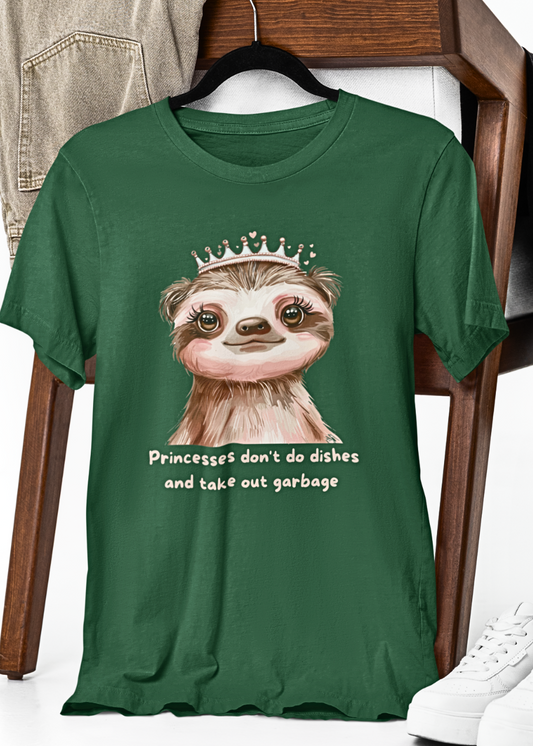 Rule-Breaking Royalty: Princess Doesn't Do Dishes T-Shirt