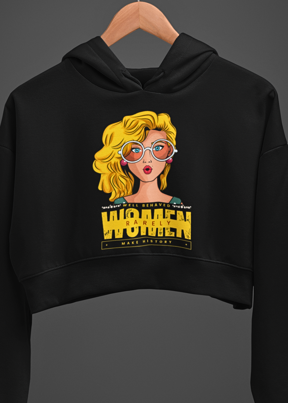 Pioneering Women Crop Hoodie