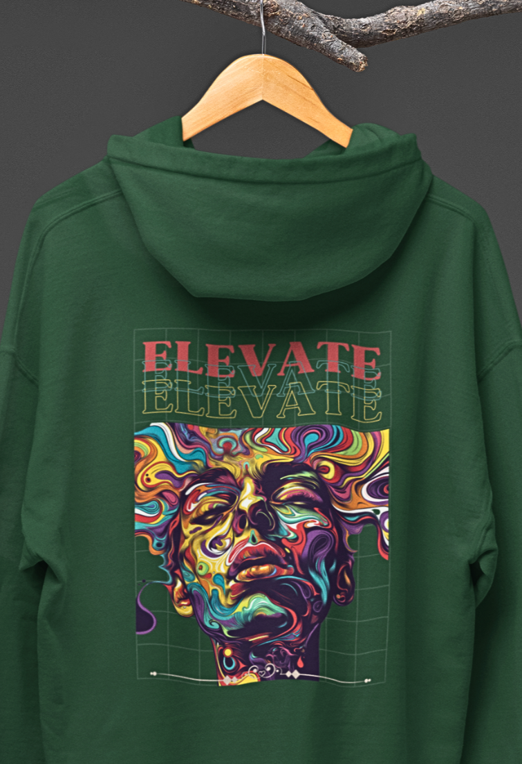 Elevate: Psychedelic Vision Graphic Hoodie