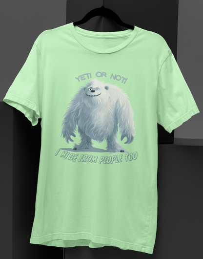 Yeti Hide and Seek T-shirt: Embrace Your Inner Recluse with Style!