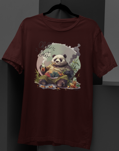 Laid-Back Panda: Relaxation T-shirt