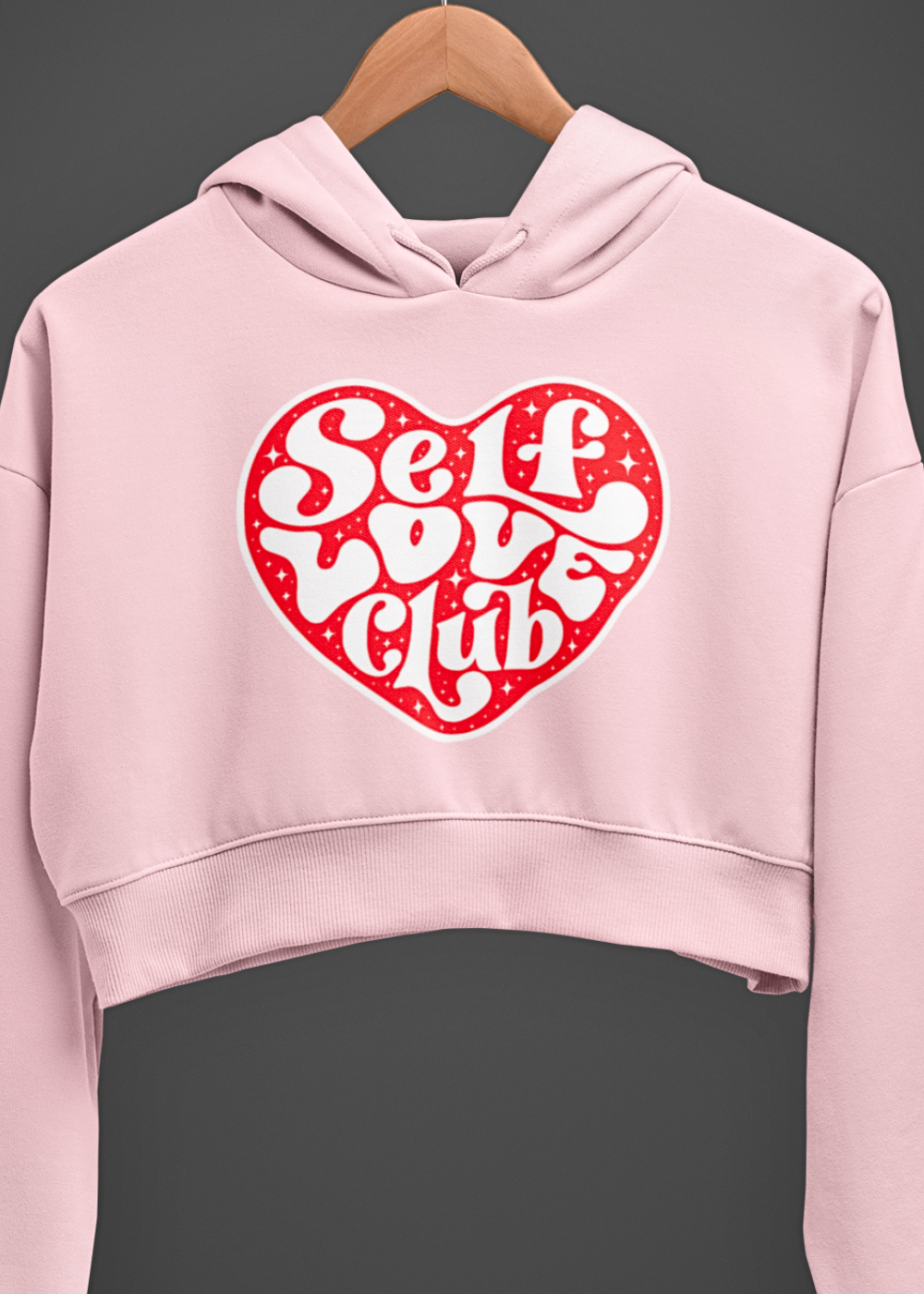 Confidence Club Crop Hoodie