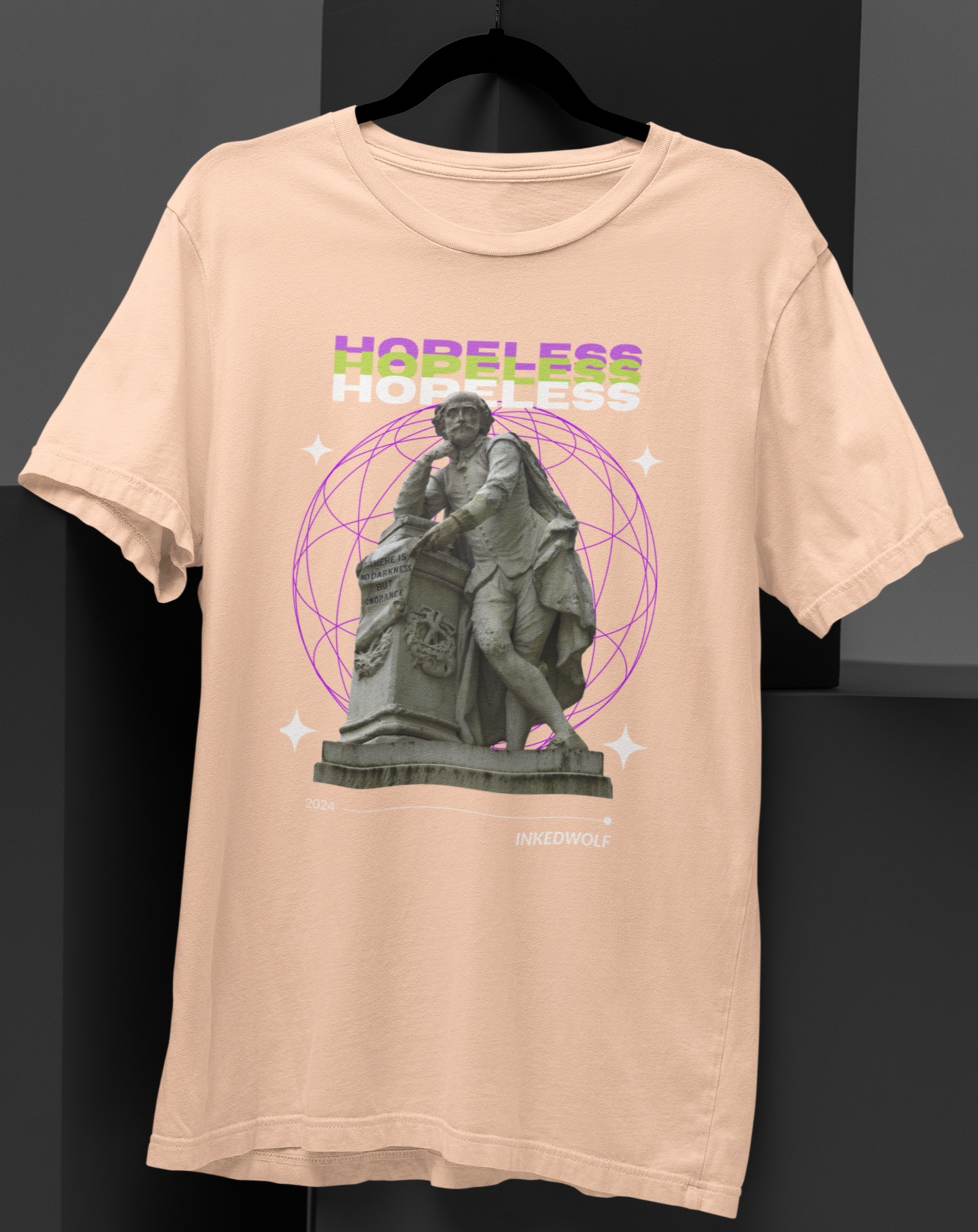 Statue of Despair: Hopeless Graphic T-shirt