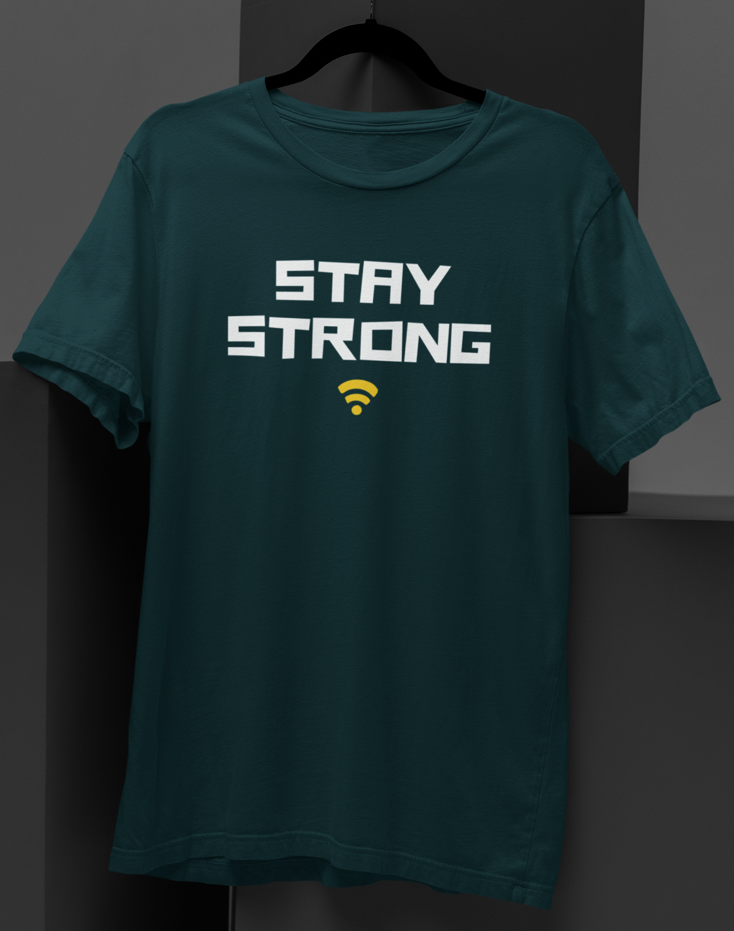 Signal Strength: Stay Strong WiFi Graphic T-shirt