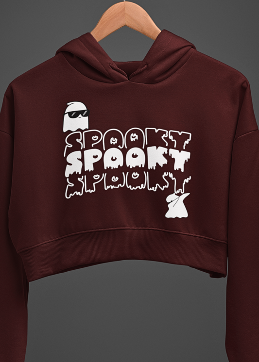 Boo-tiful Spirits Crop Hoodie