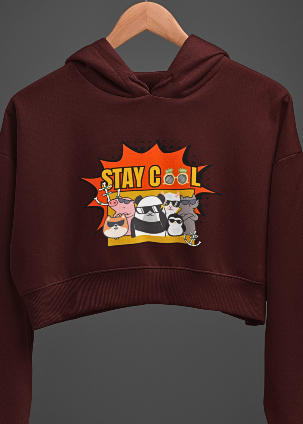 Cool Crew Crop Hoodie