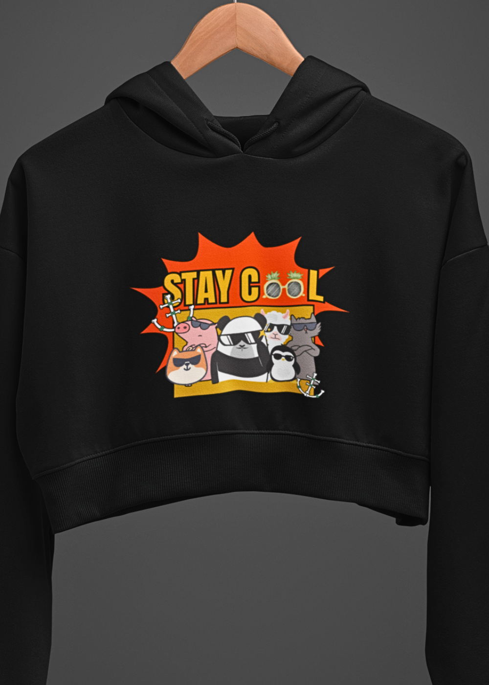 Cool Crew Crop Hoodie