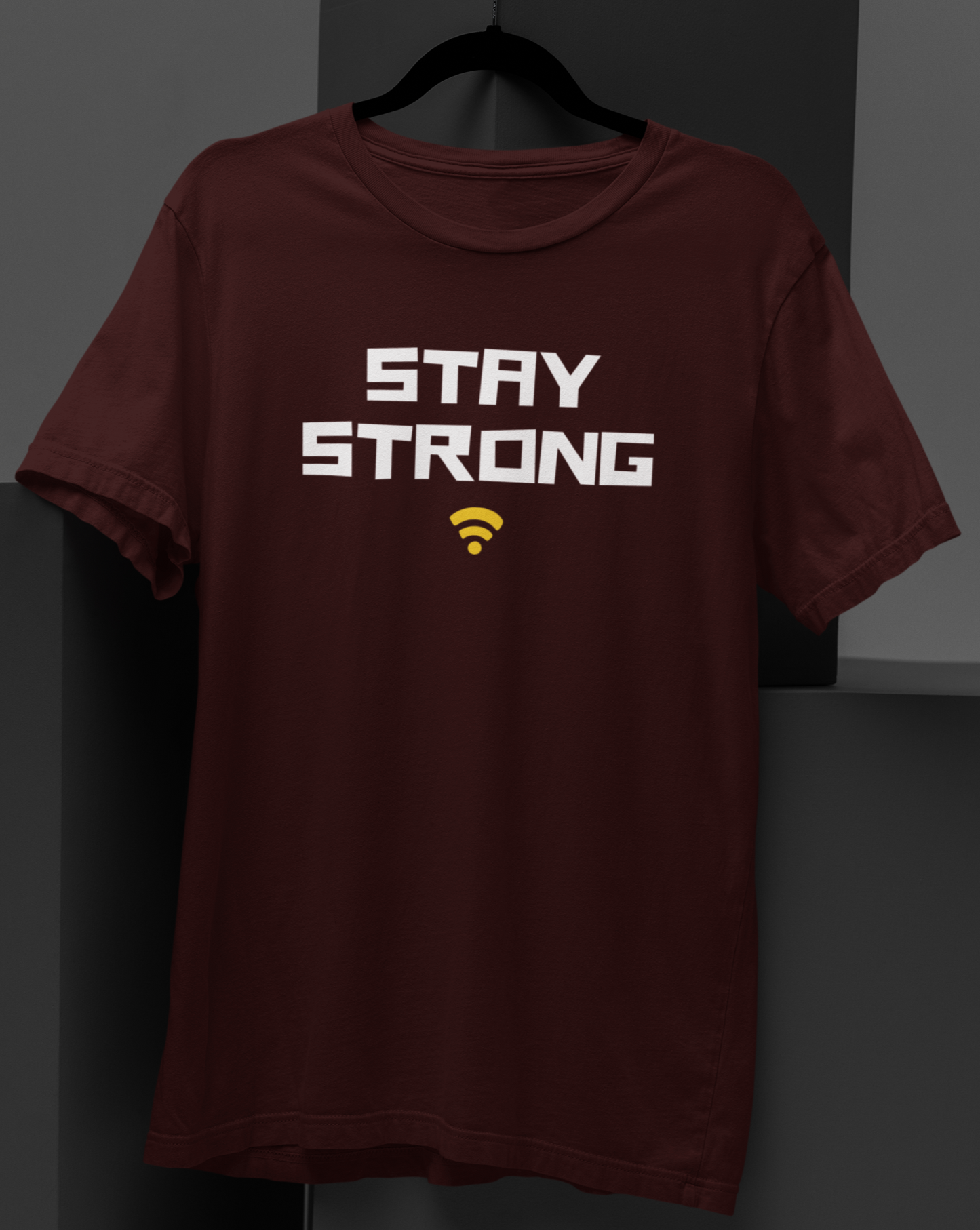 Signal Strength: Stay Strong WiFi Graphic T-shirt