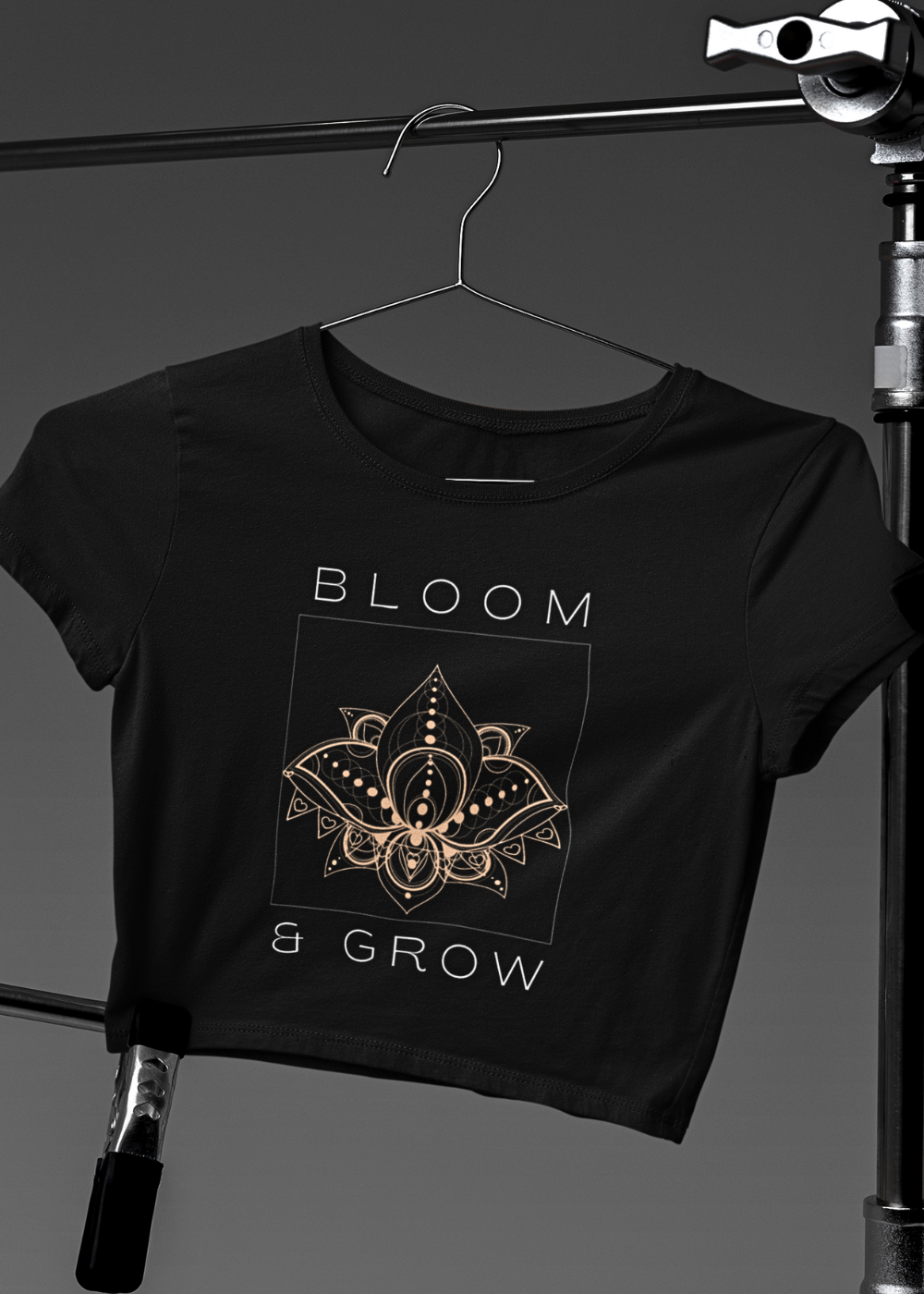 Bloom & Grow: Floral Crop Tee