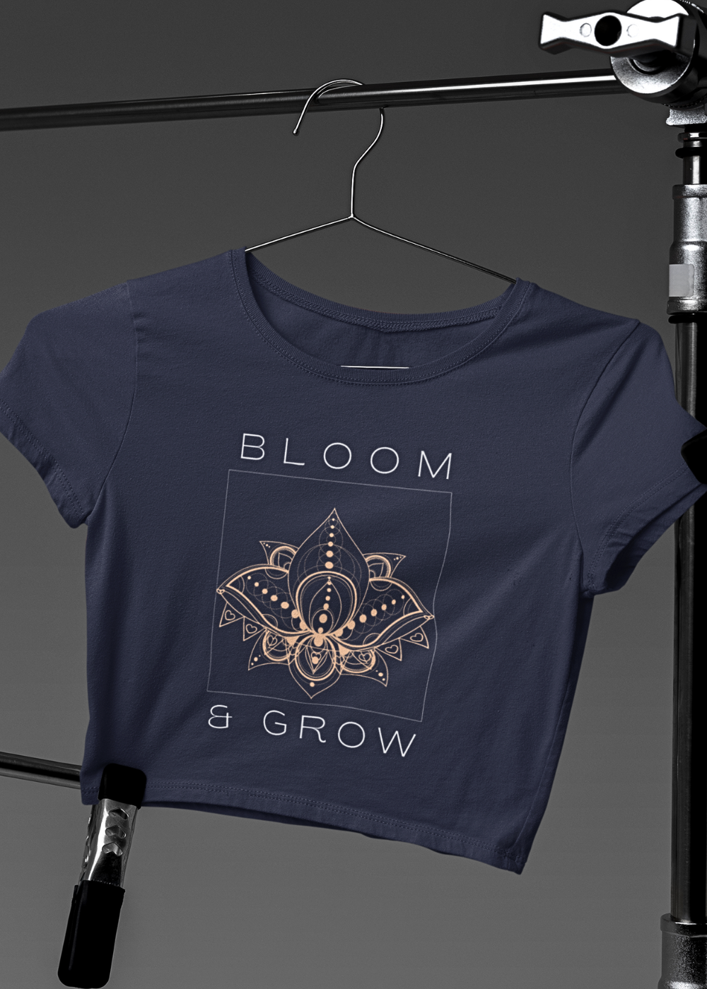 Bloom & Grow: Floral Crop Tee