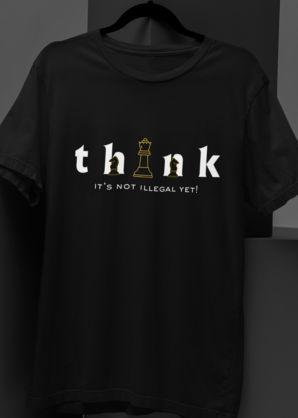 Think Before You Move - Unisex Oversized Tee