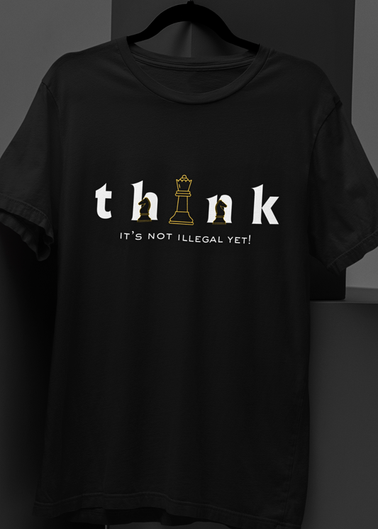 Think Before You Move - Unisex Oversized Tee