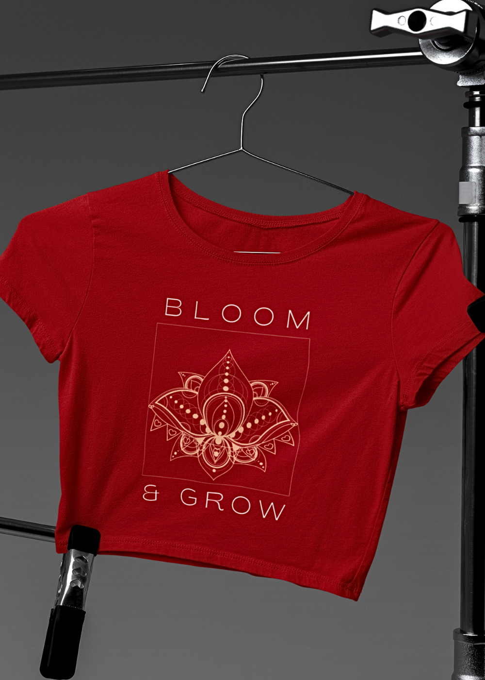 Bloom & Grow: Floral Crop Tee