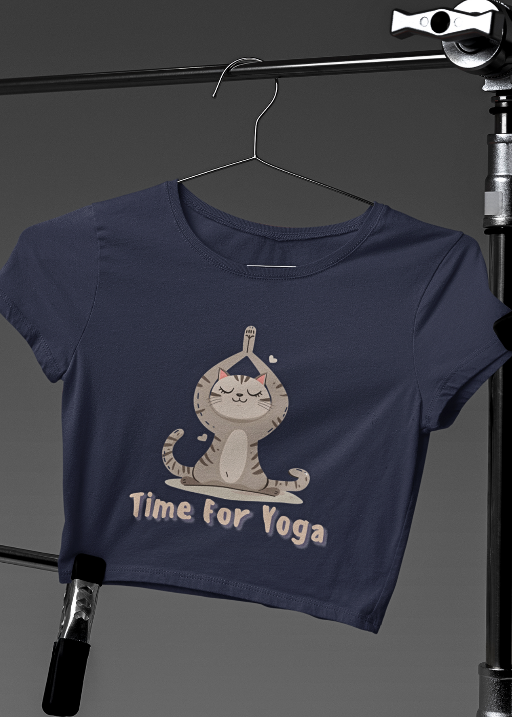 Feline Flex Crop Tee : It's Time for Yoga