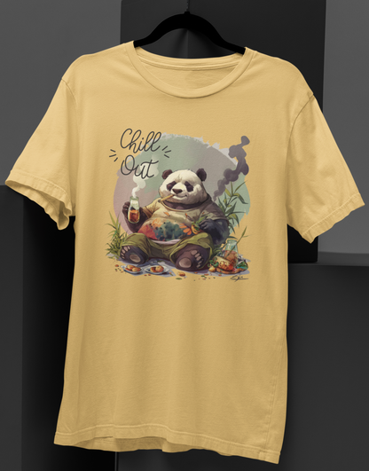 Laid-Back Panda: Relaxation T-shirt