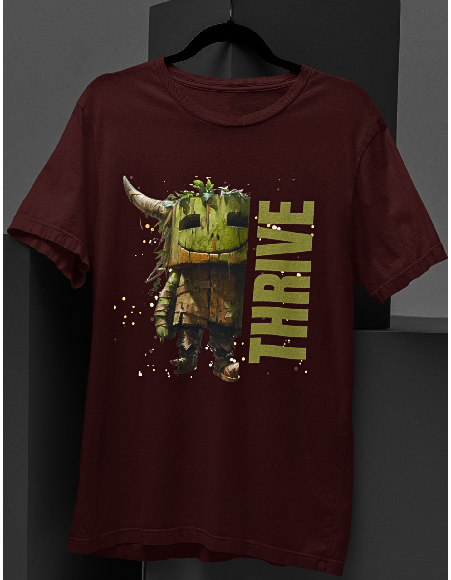 Thrive Woody Creature Graphic T-shirt: Embrace Nature’s Charm!