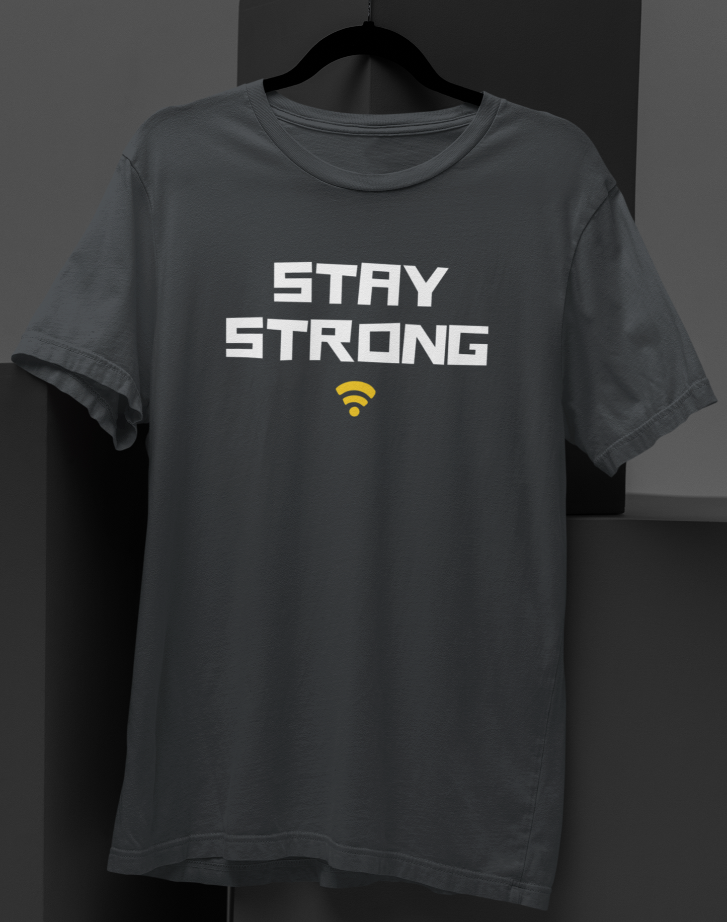 Signal Strength: Stay Strong WiFi Graphic T-shirt