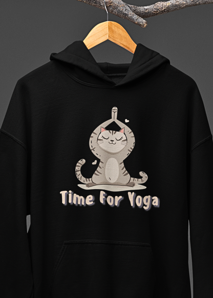 Cat Stretch Hoodie : It's Time for Yoga