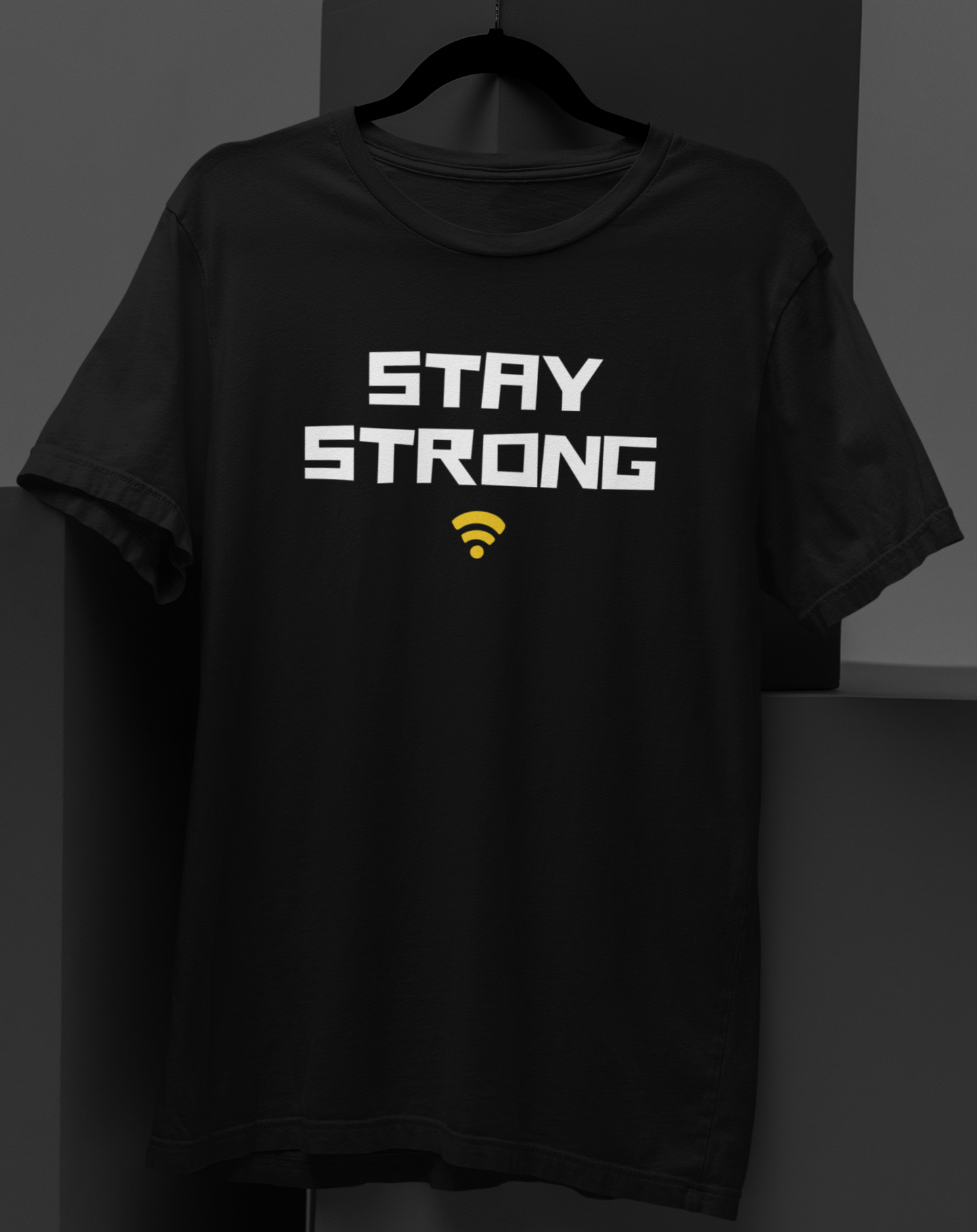 Signal Strength: Stay Strong WiFi Graphic T-shirt