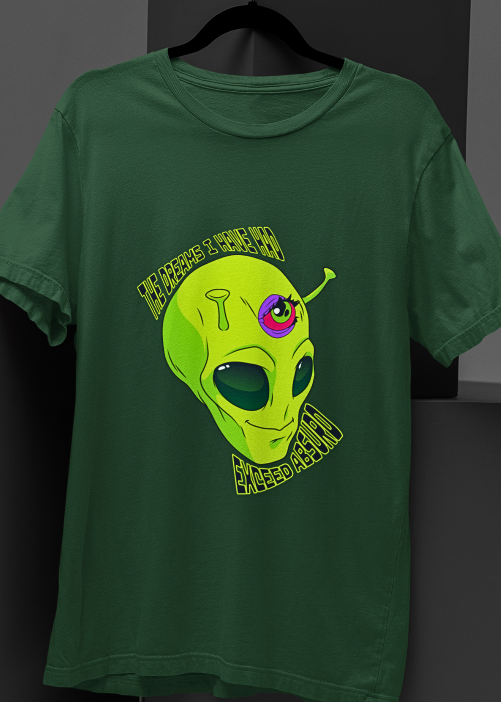 Absurd Dreams Alien Tee - Unisex Oversized Tee