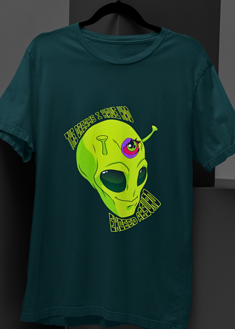 Absurd Dreams Alien Tee - Unisex Oversized Tee