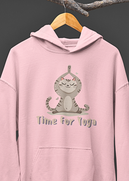 Cat Stretch Hoodie : It's Time for Yoga