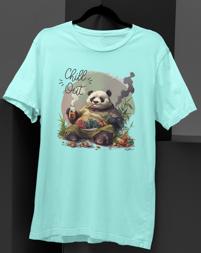 Laid-Back Panda: Relaxation T-shirt