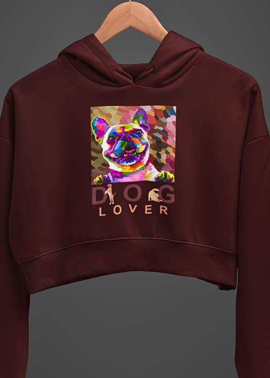 Puppy Love Crop Hoodie