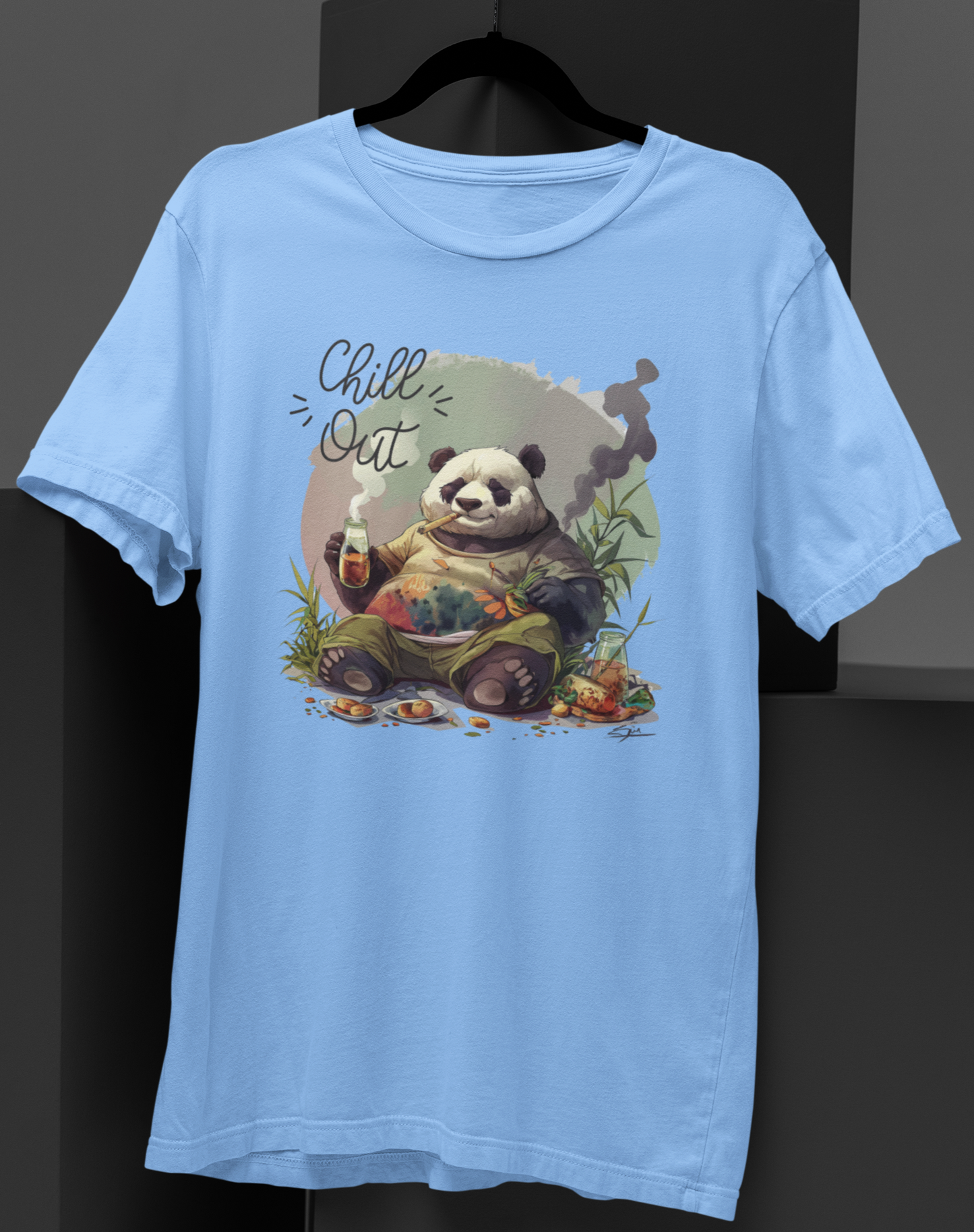 Laid-Back Panda: Relaxation T-shirt