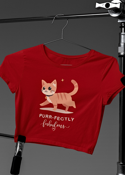 Sophisticated Kitty Crop Top